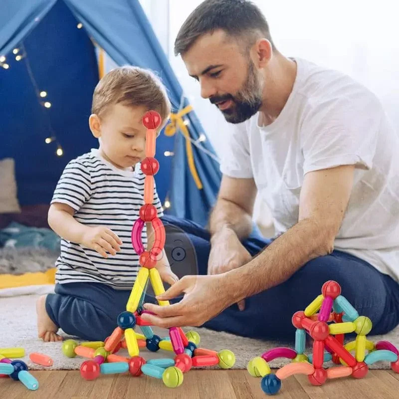 Jeux Montessori Éducatif - Kit de Construction Magnétique – Image 2