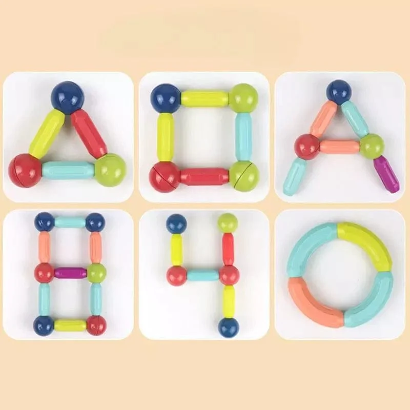 Jeux Montessori Éducatif - Kit de Construction Magnétique – Image 9